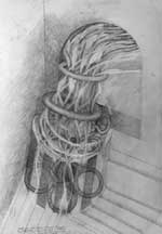 geoff sansbury drawing 'angel 1'