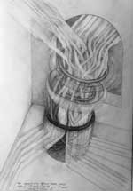 geoff sansbury drawing 'angel 5'